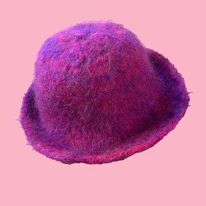 handmade 1 of 1 dyed 100% wool bucket hat